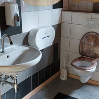 Toilette vom Gasthaus zum Italo Steirer